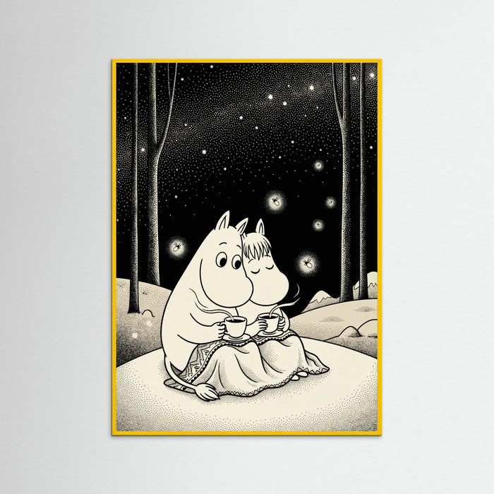 Yellow Wood Moonlit Embrace