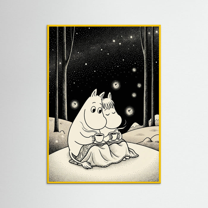 Yellow Wood Moonlit Embrace