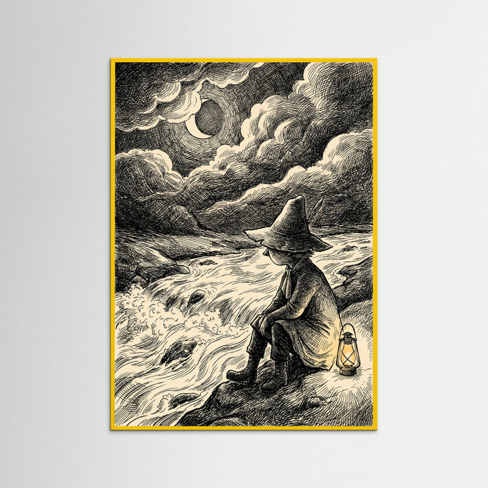 Yellow Wood Moonlit Moomin Encounter