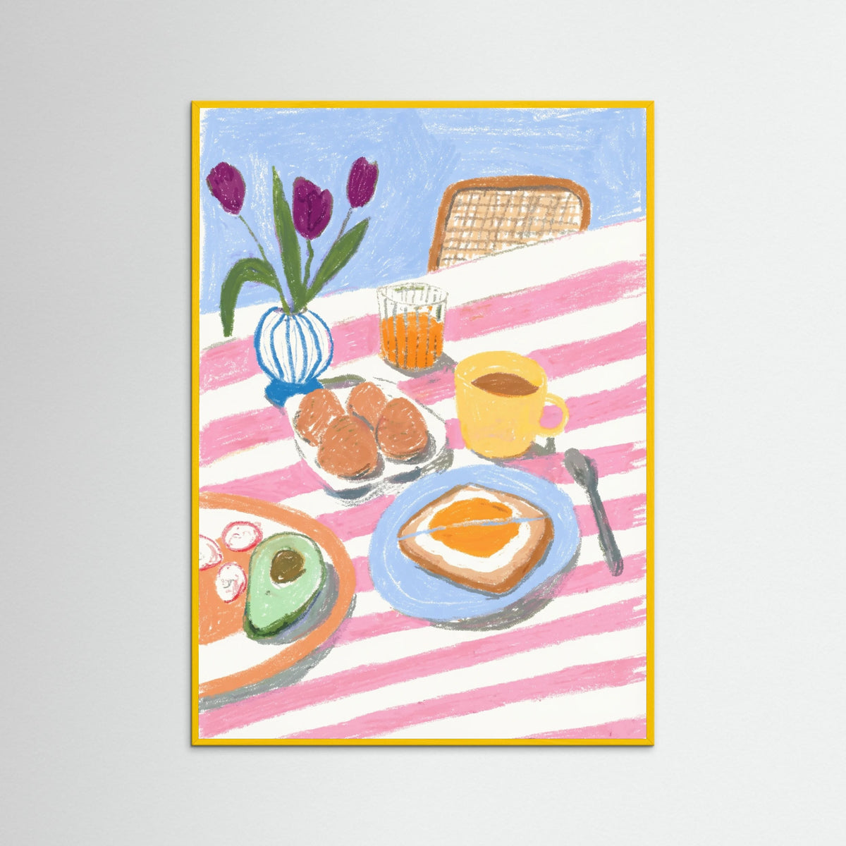 Yellow Wood Morning Still Life