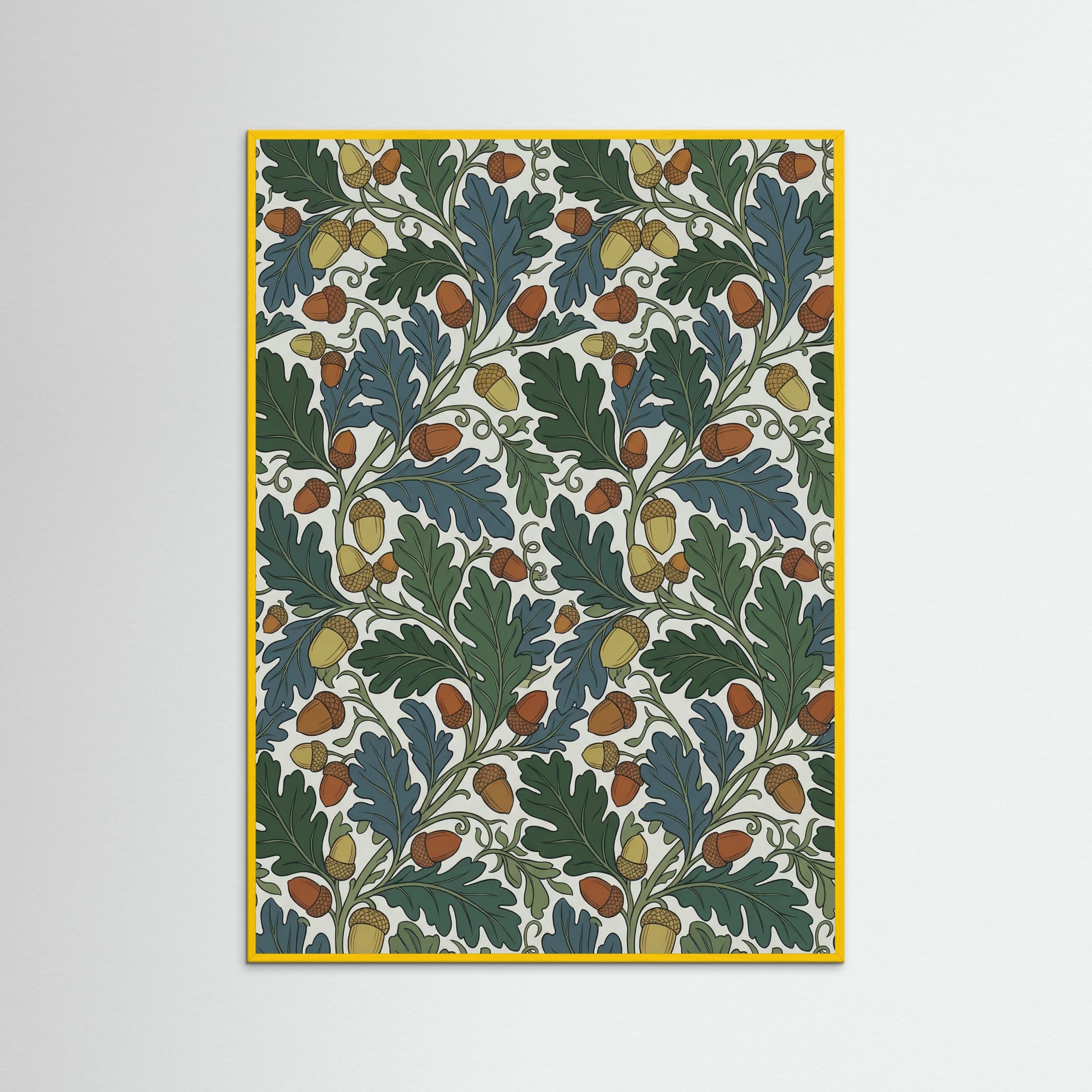 Yellow Wood Morrisian Bloom Blue