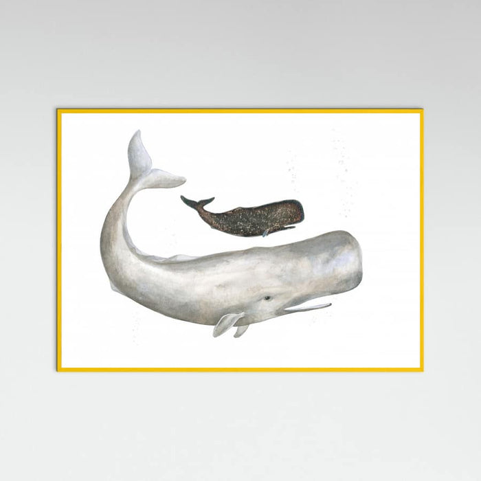 Poster Mother and Baby Sperm Whale – poster e stampa artistica