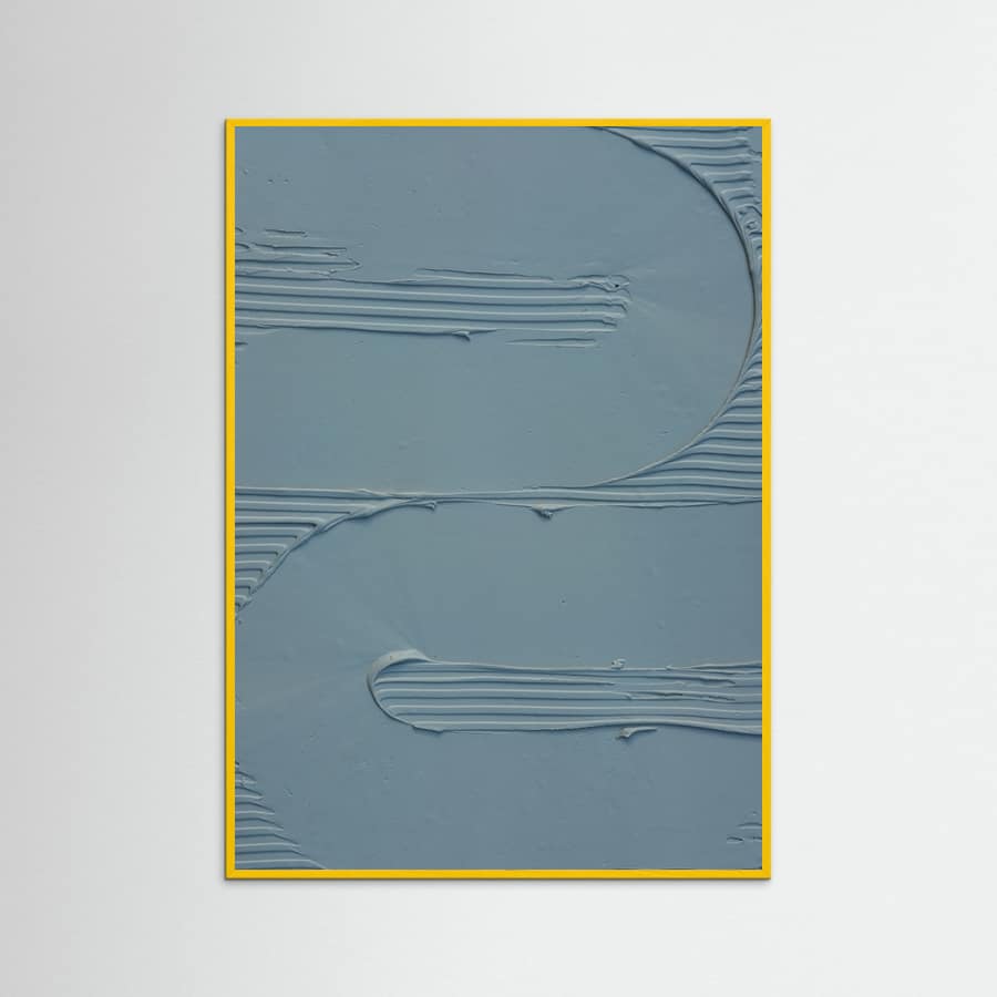 Affiche Mud Texture 12 Blue – affiche et impression d’art