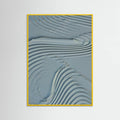 Affiche Mud Texture 15 Blue – affiche et impression d’art