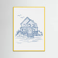 Plakat Nantucket Beachhouse – plakat i druk artystyczny