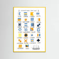 Nautical Flags Poster – Poster und Kunstdruck