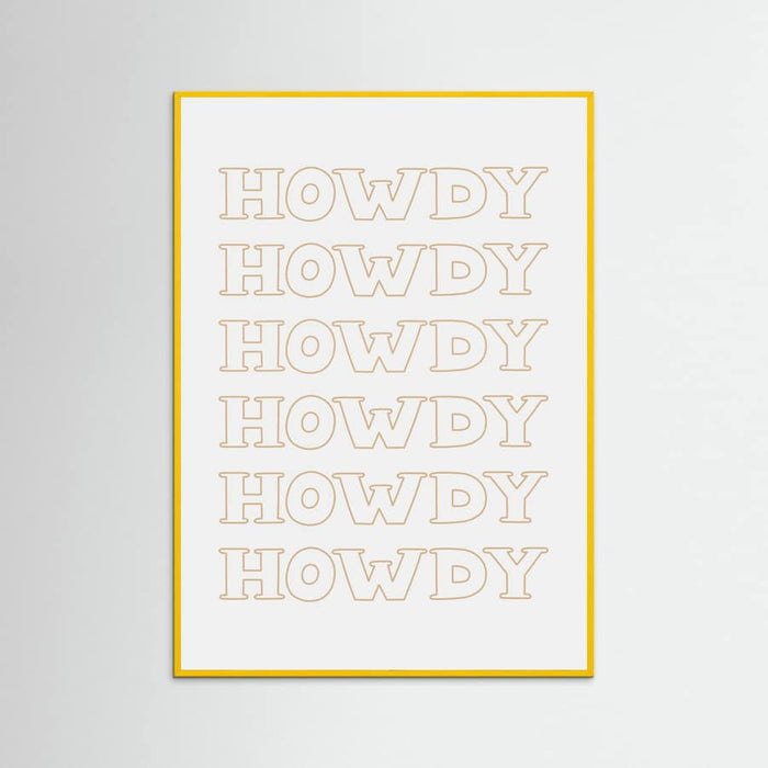 Plakat Neutral Howdy – plakat i druk artystyczny
