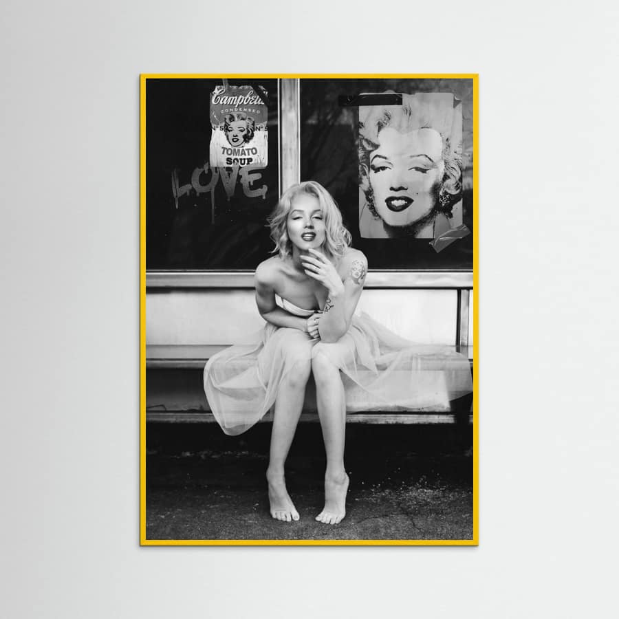 New Marilyn BW Poster – plakat og kunsttryk