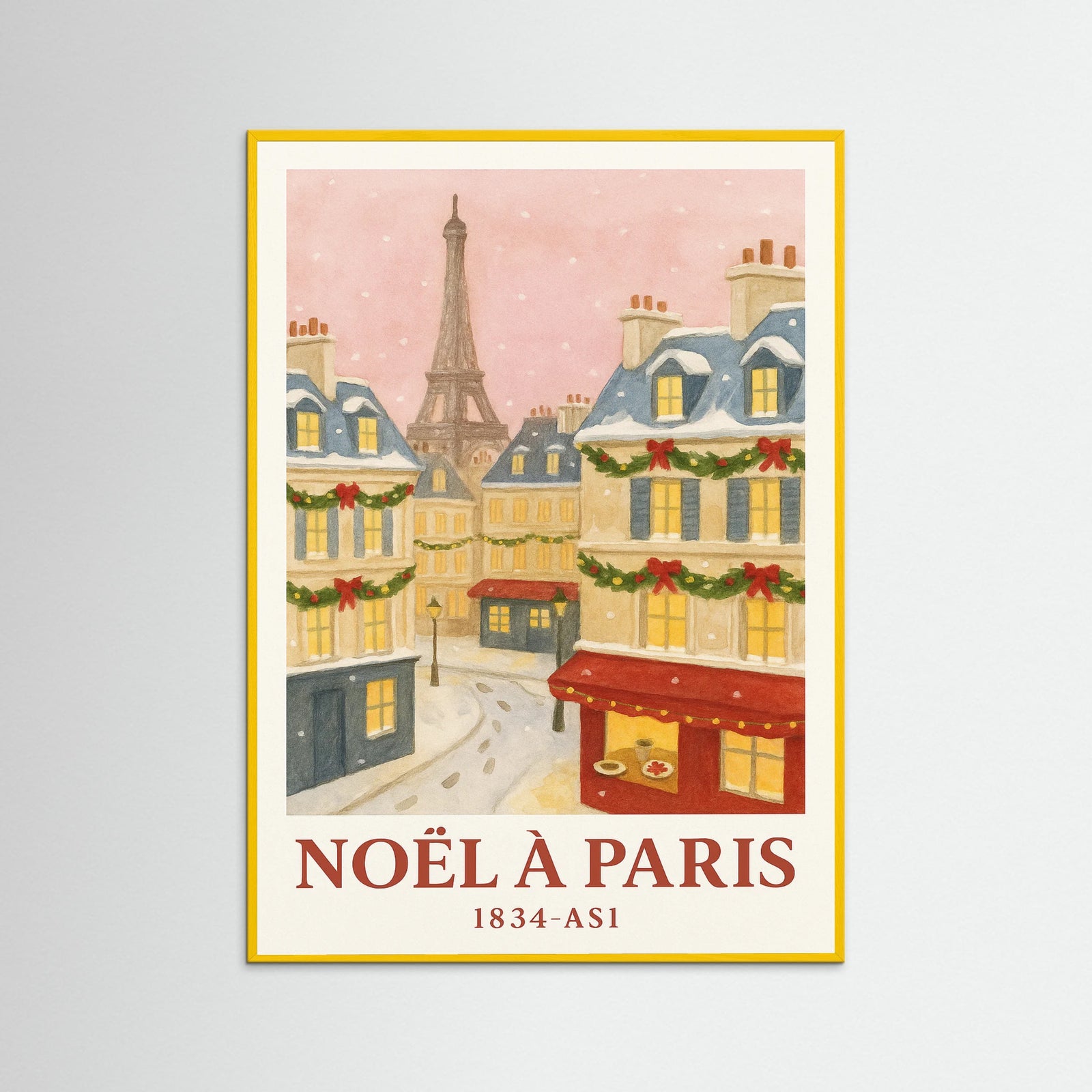 Yellow Wood Noel a Paris