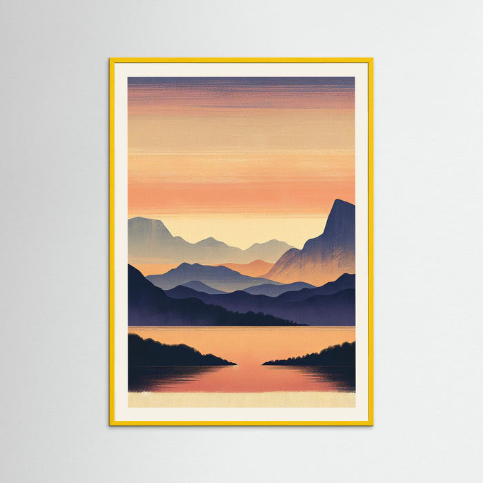 Yellow Wood Nordic Sunset