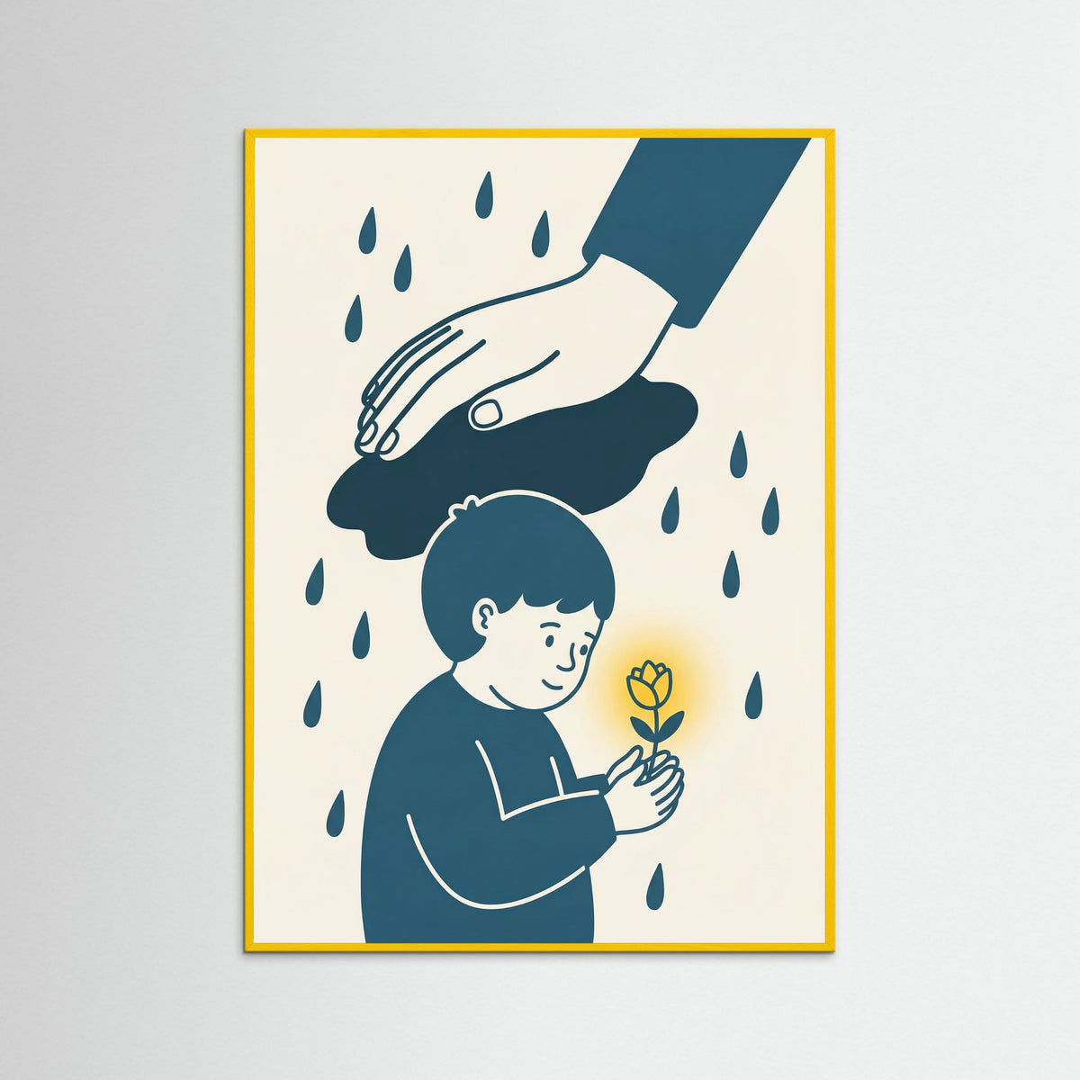 Yellow Wood Nurturing Rain