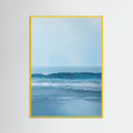 Yellow Wood Ocean Serenity Blue