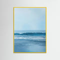 Yellow Wood Ocean Serenity Blue