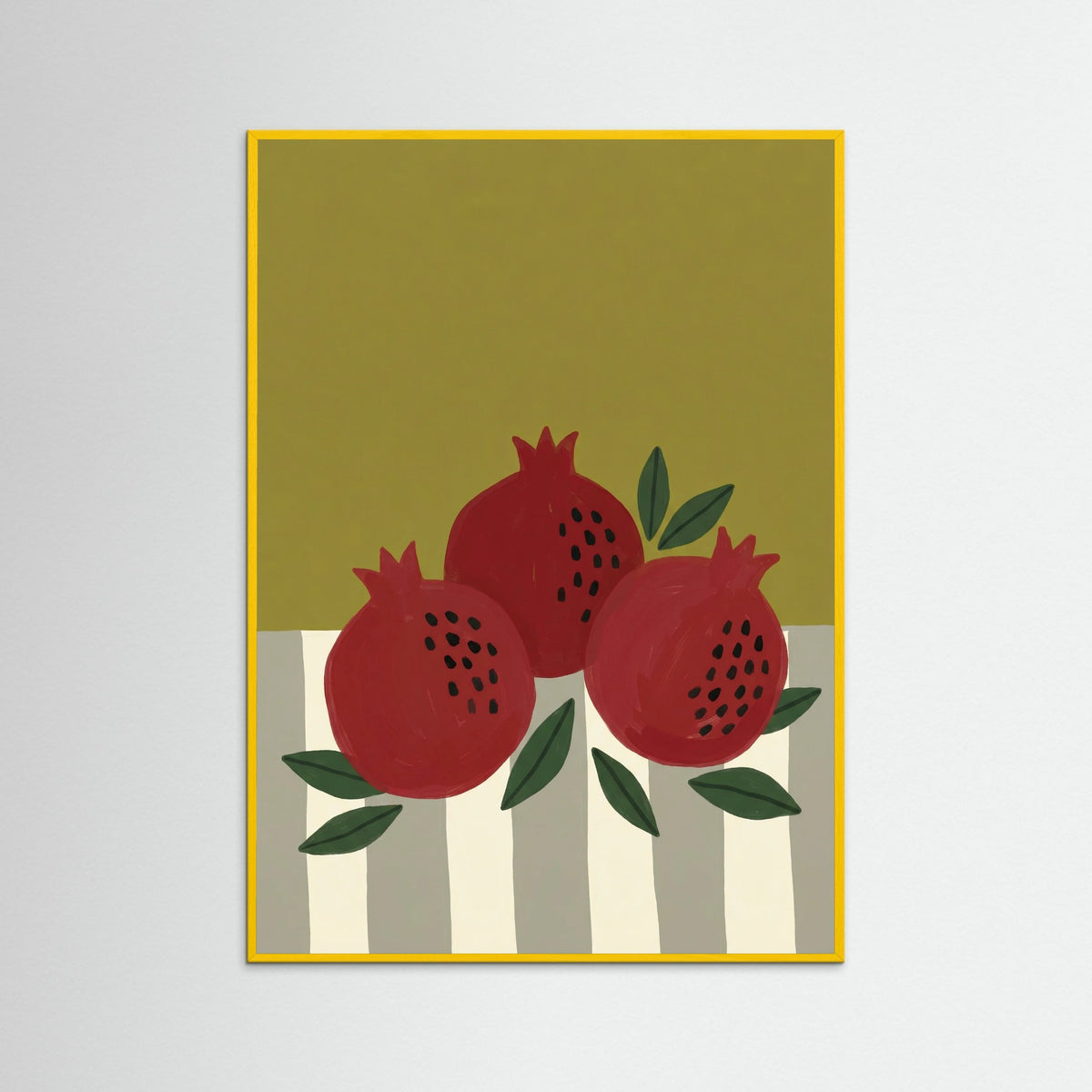 Yellow Wood Ochre Bloom Vase