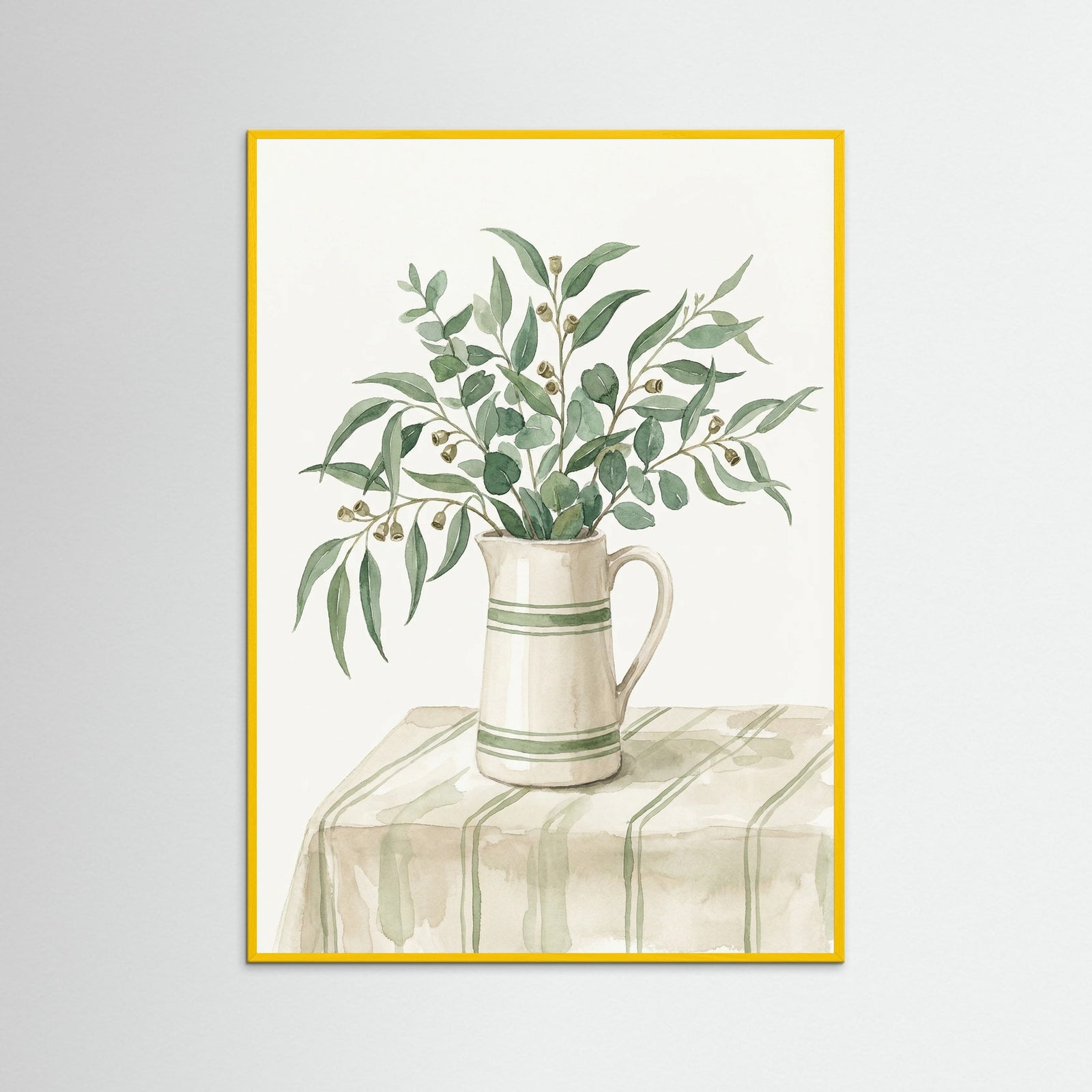 Yellow Wood Olive Branch Still