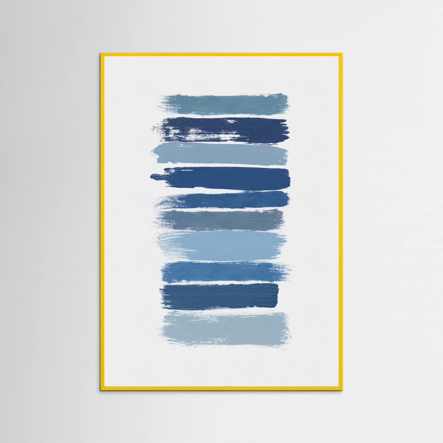 Póster Ombre Blue – póster e impresión artística