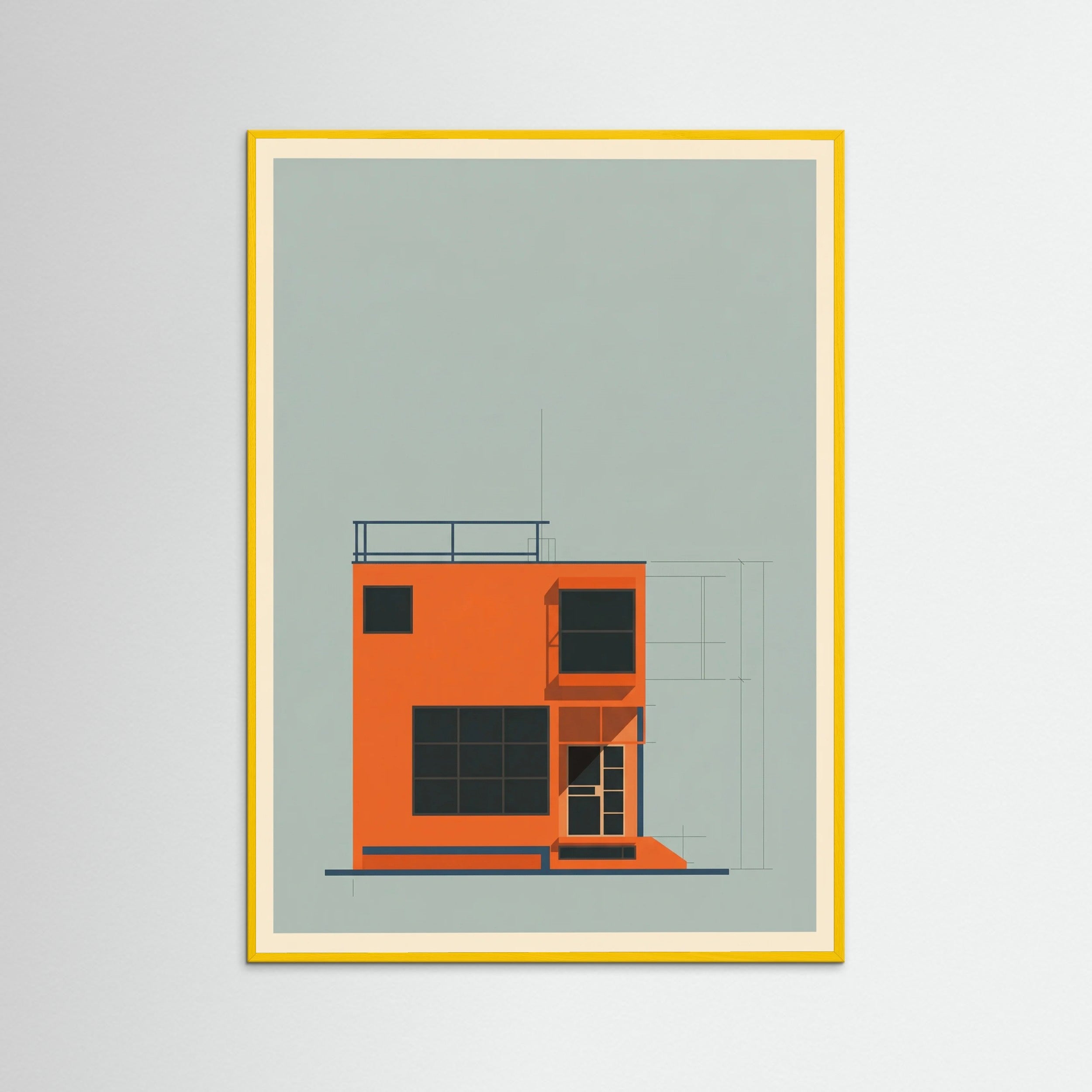 Yellow Wood Orange Architecture