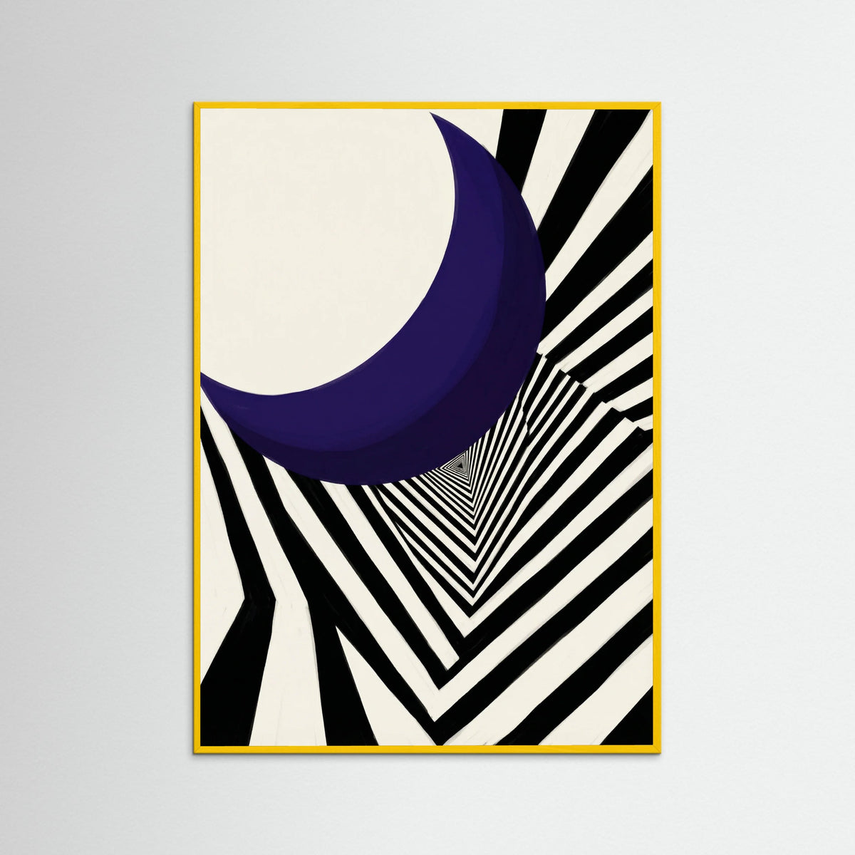 Yellow Wood Orange Horizon