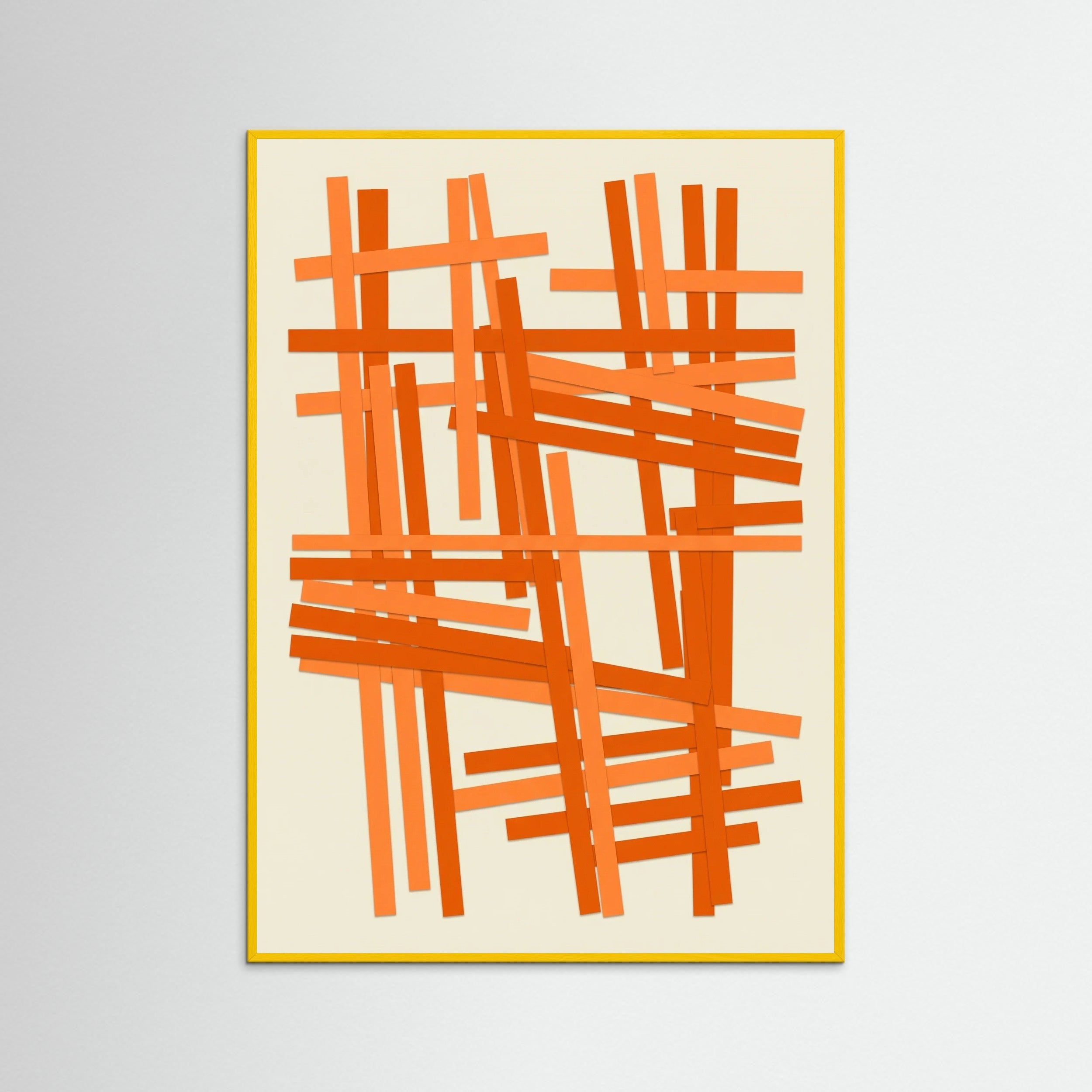 Yellow Wood Orange Radiance
