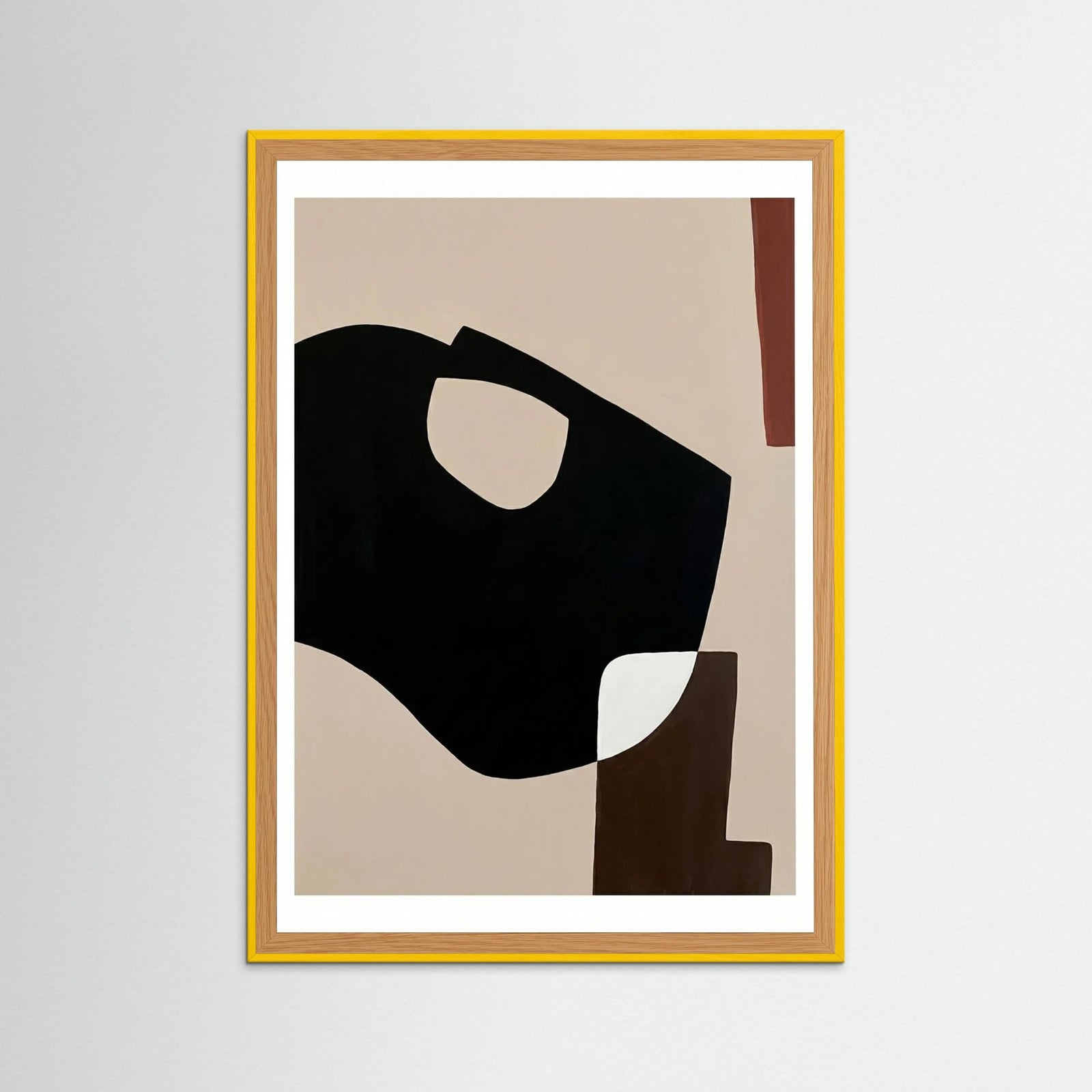 Yellow Wood Organic Abstraction