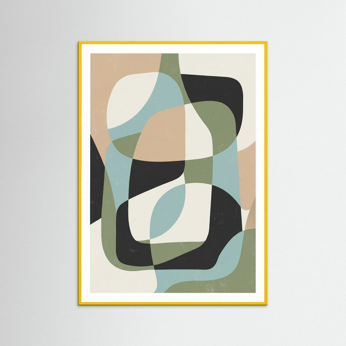 Yellow Wood Organic Abstraction