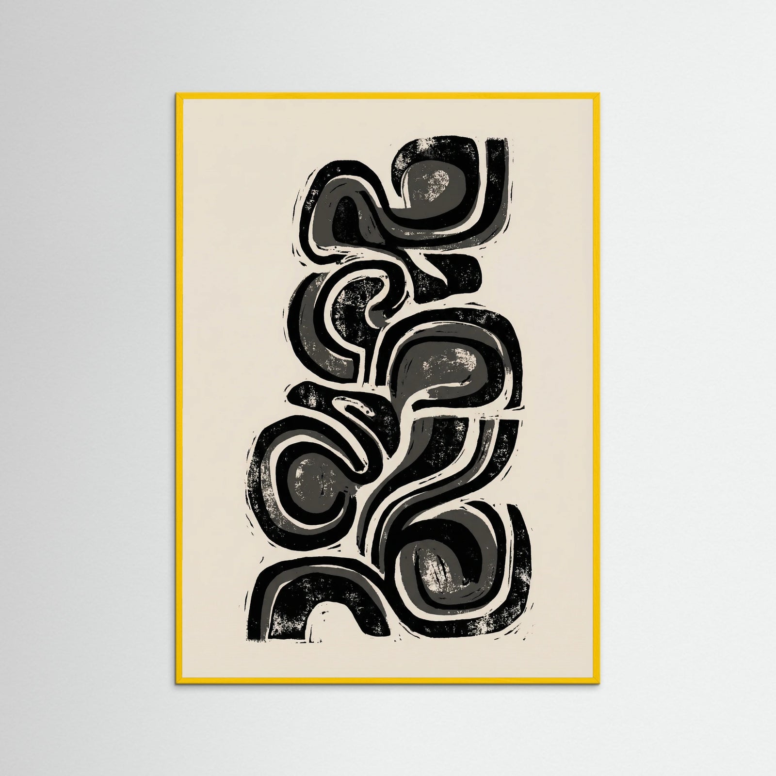 Yellow Wood Organic Abstraction