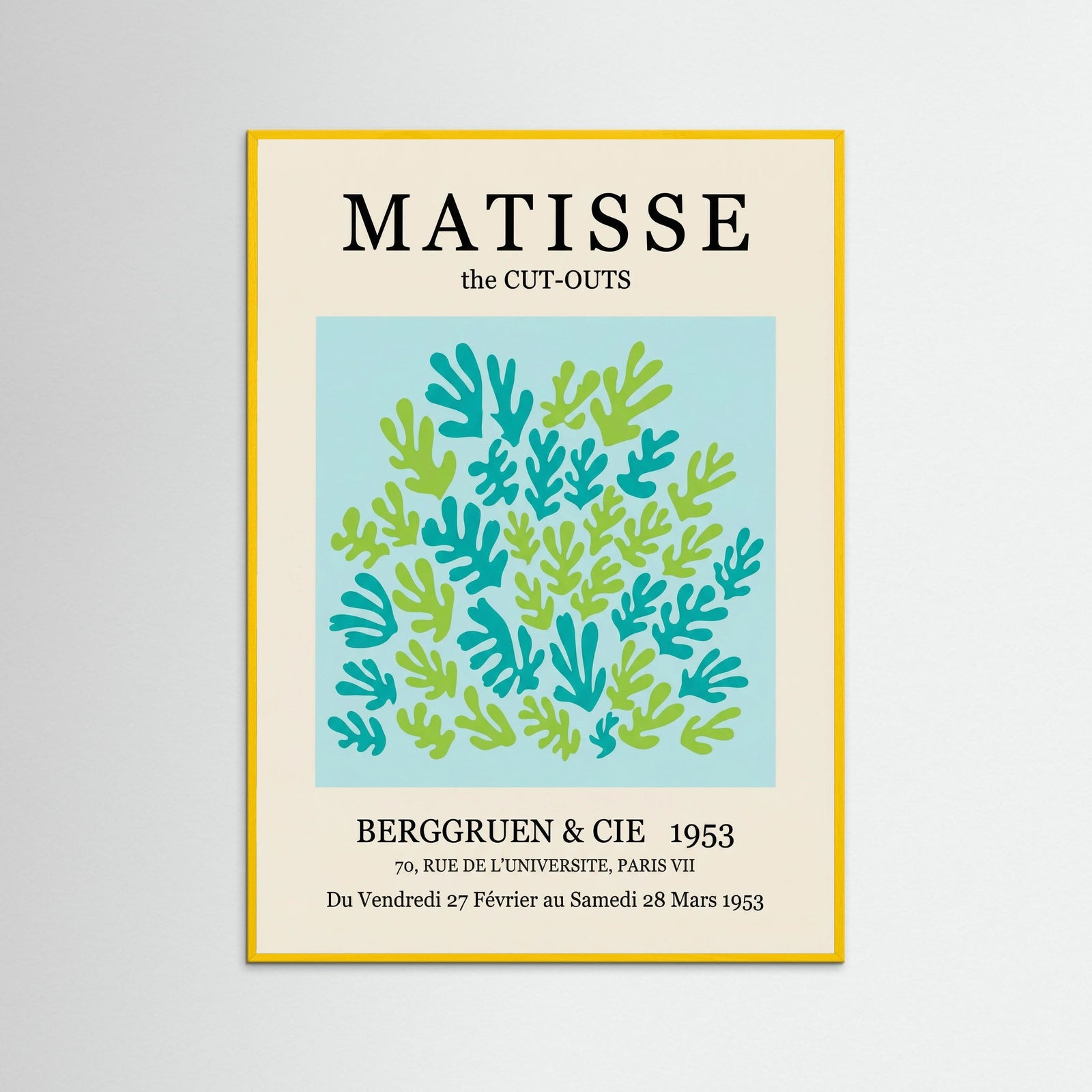 Yellow Wood Organic Bloom Abstraction