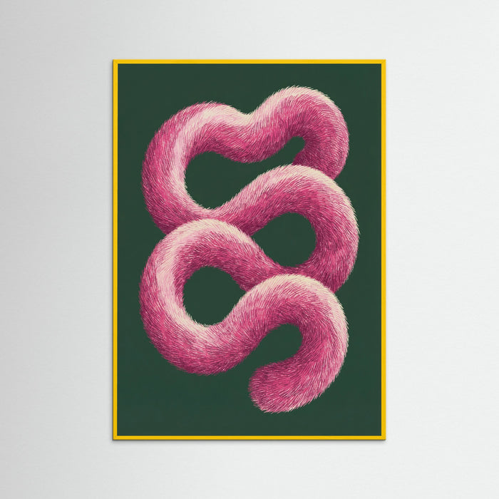 Organic Bloom Green – affiche et impression d’art