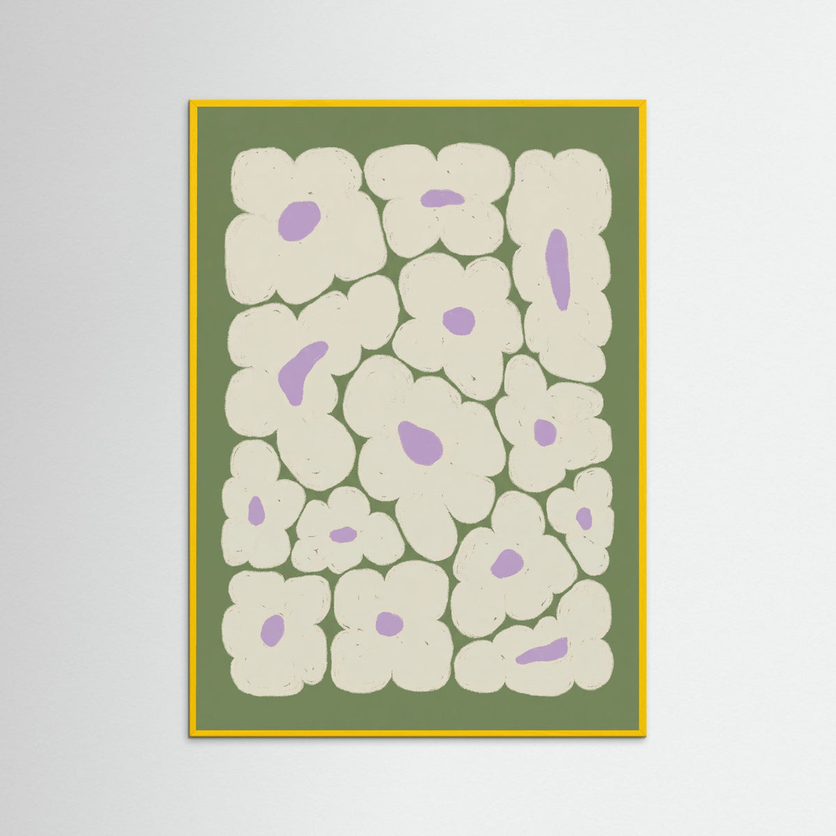 Yellow Wood Organic Bloom Scatter