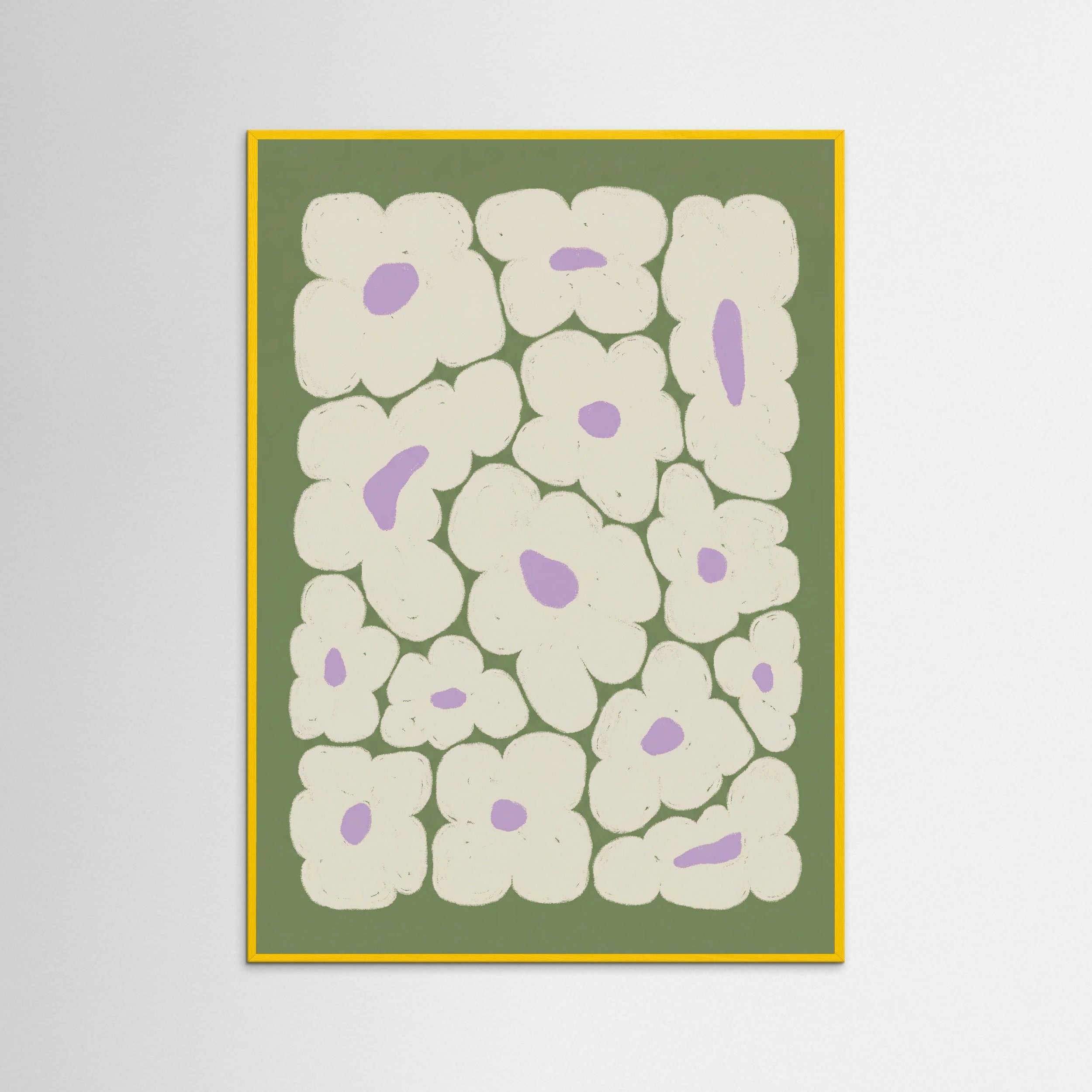 Yellow Wood Organic Bloom Scatter