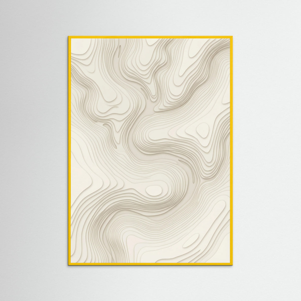 Yellow Wood Organic Contours