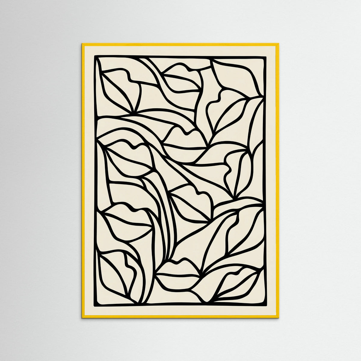 Yellow Wood Organic Contours