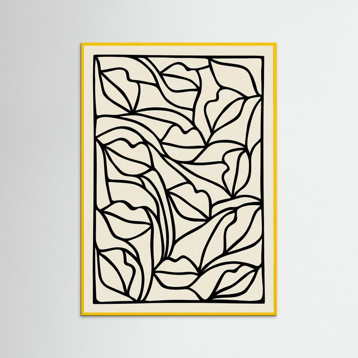 Yellow Wood Organic Contours