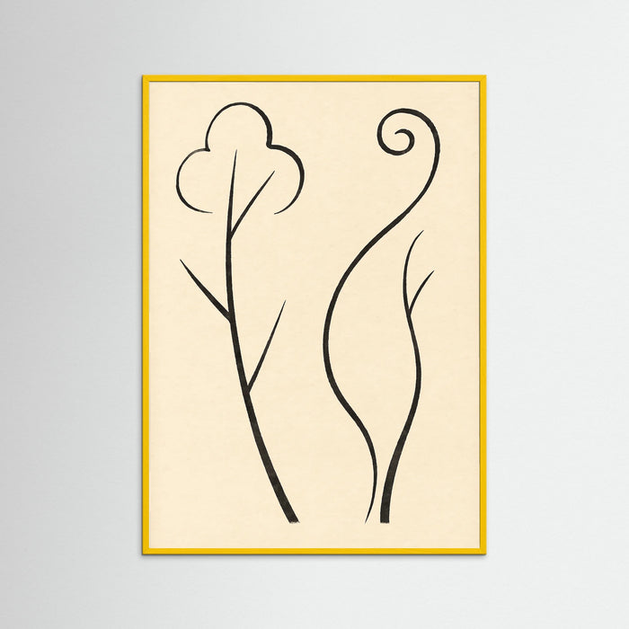 Yellow Wood Organic Curves