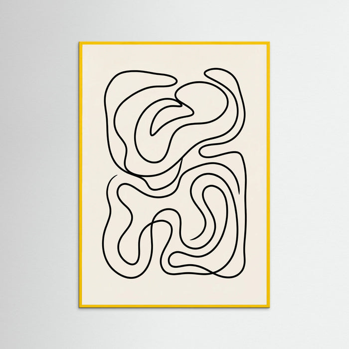 Yellow Wood Organic Flow Black