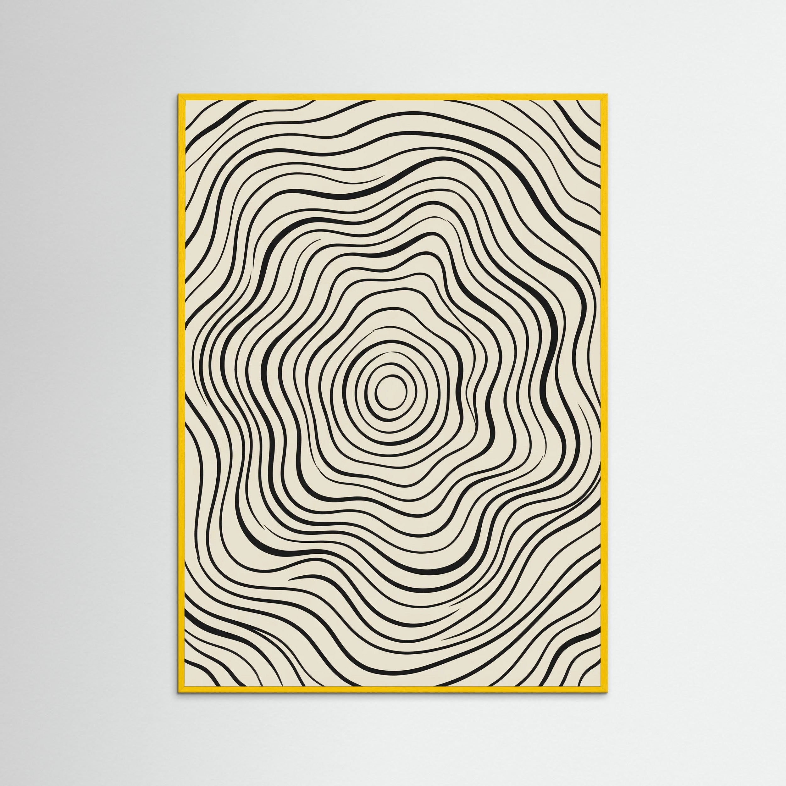 Yellow Wood Organic Flow Black