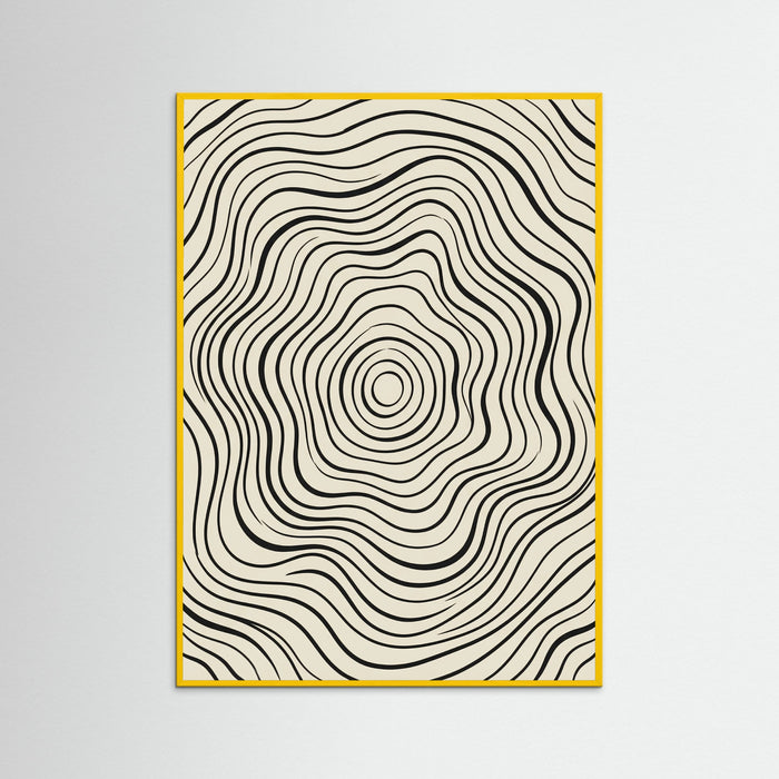 Yellow Wood Organic Flow Black