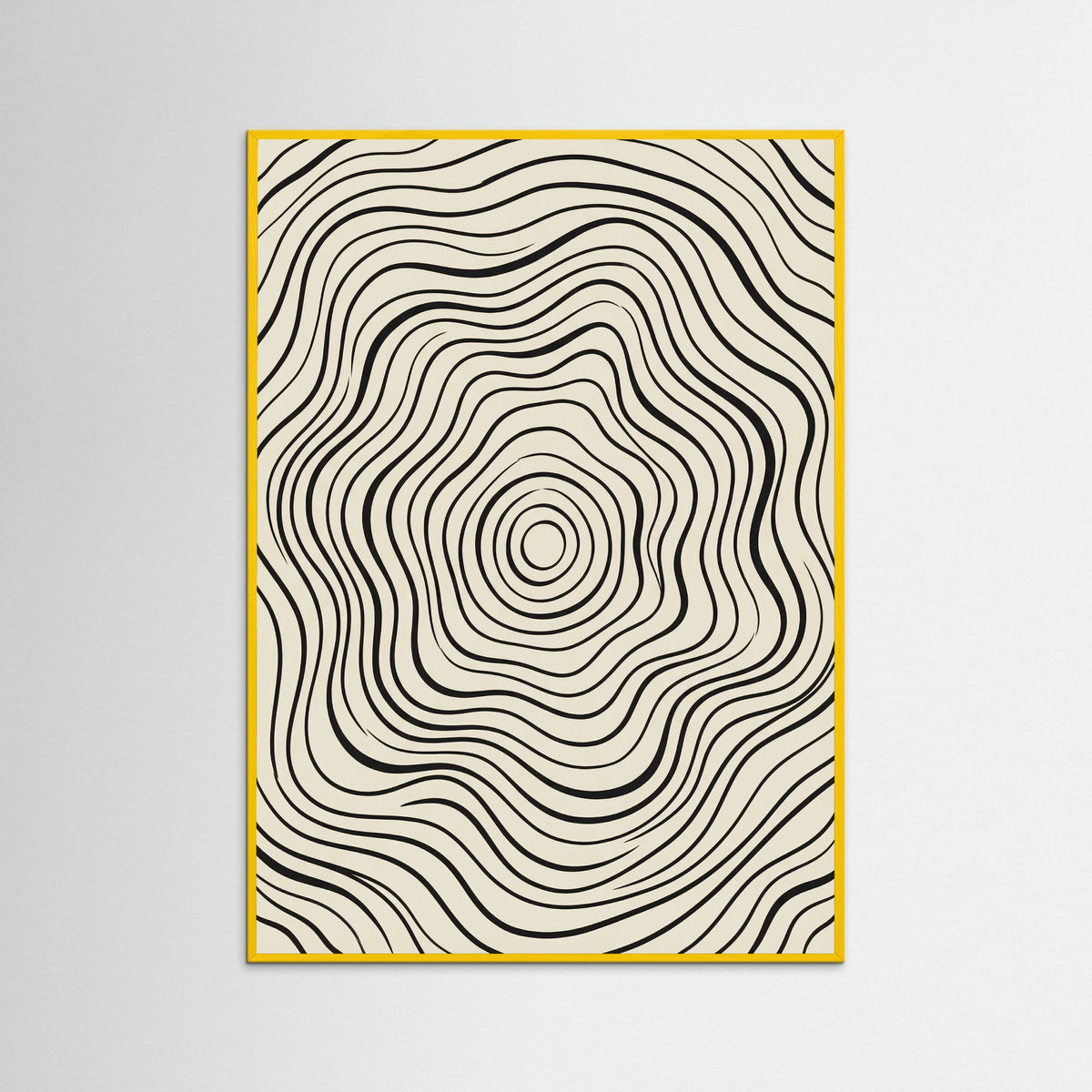 Yellow Wood Organic Flow Black