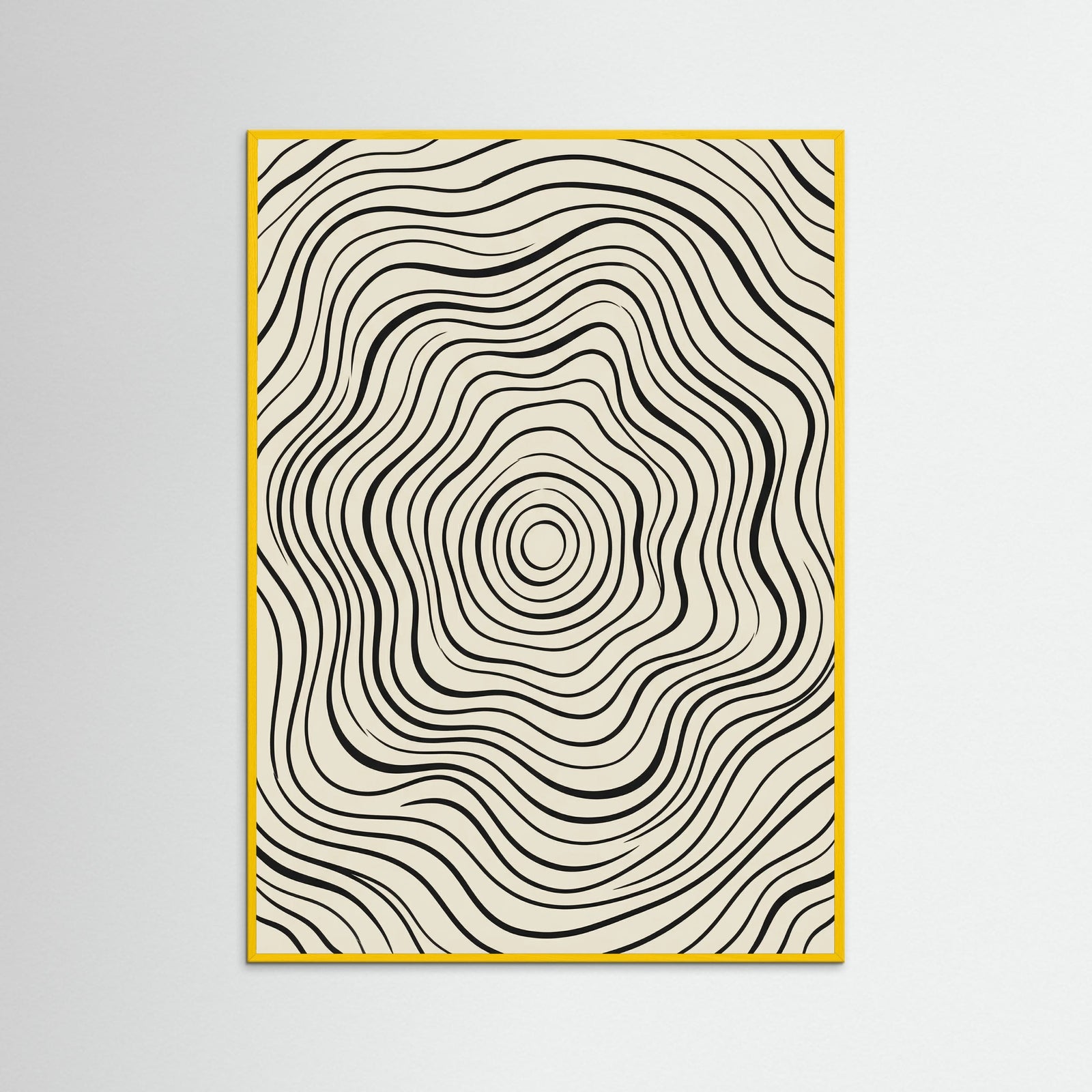 Yellow Wood Organic Flow Black