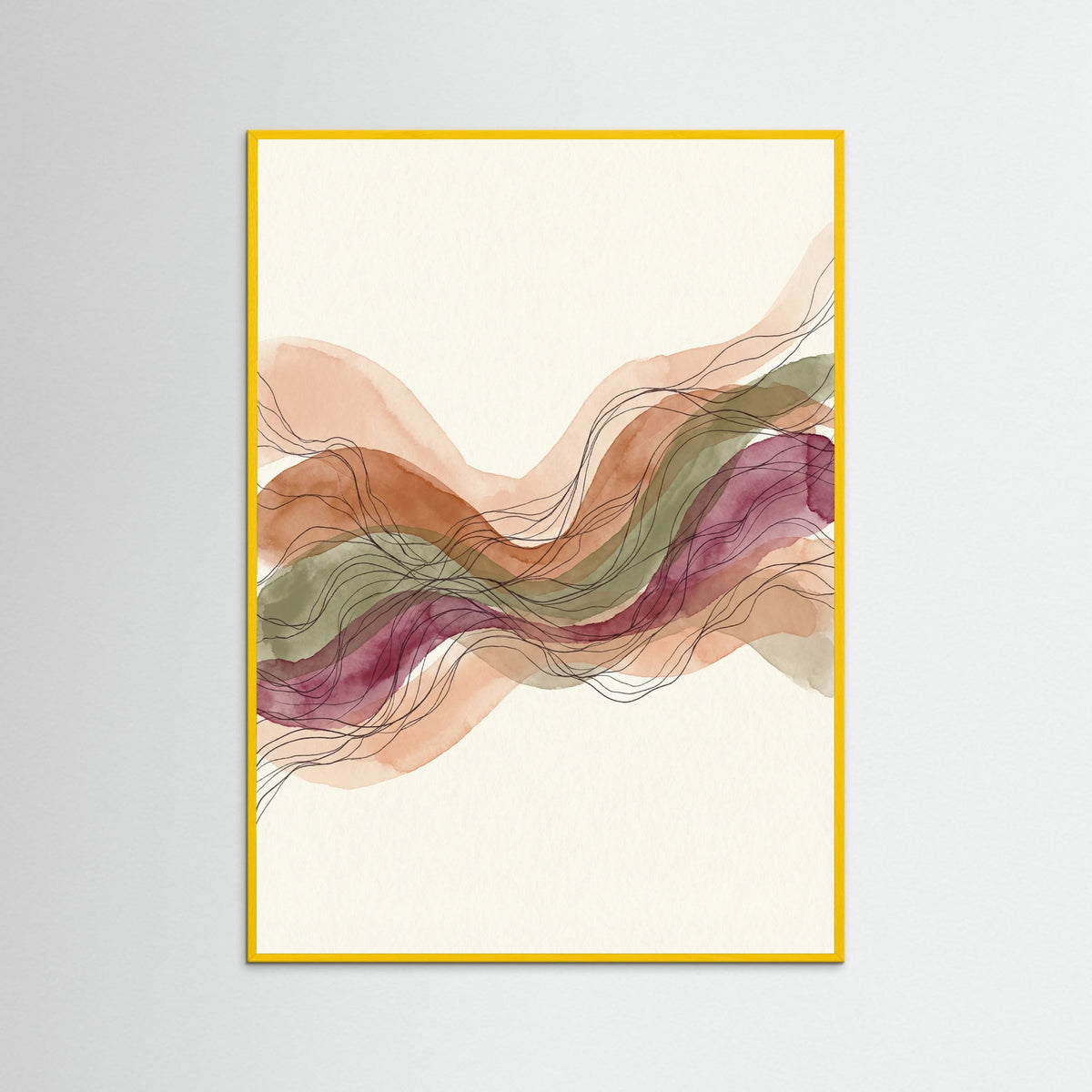 Yellow Wood Organic Flow Brown