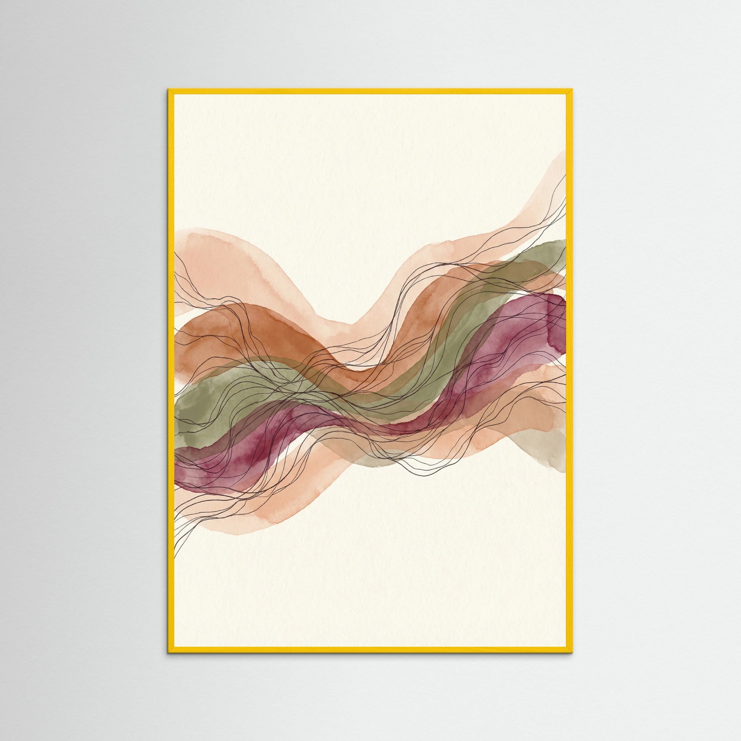 Yellow Wood Organic Flow Brown