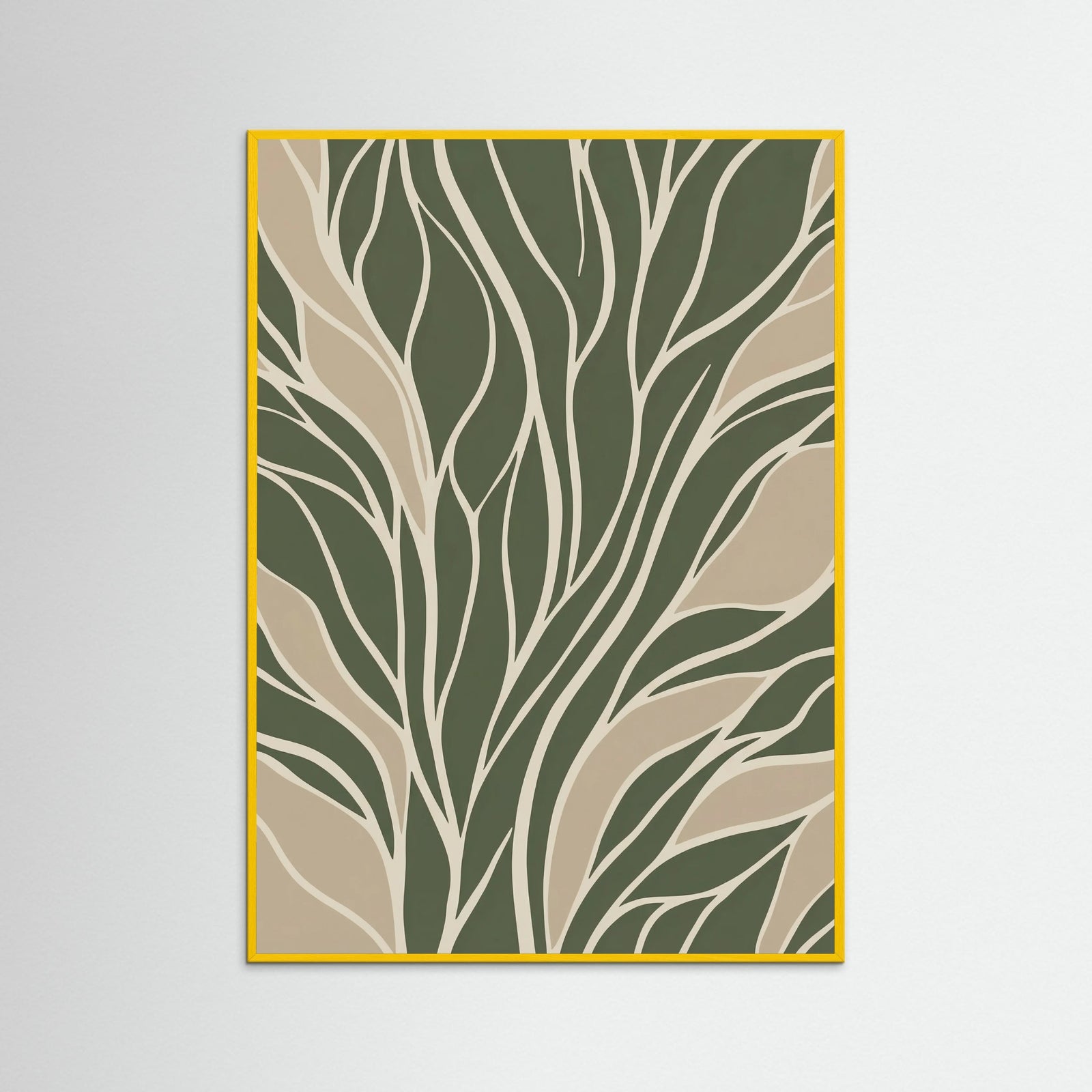 Yellow Wood Organic Flow Green