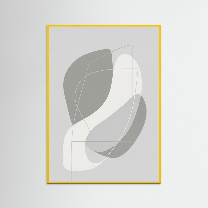 Yellow Wood Organic Grey Forms