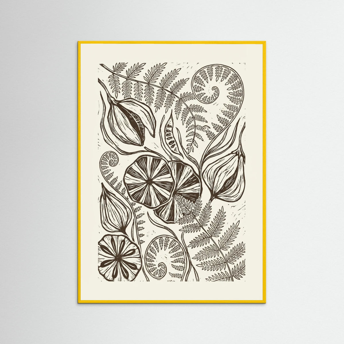 Yellow Wood Organic Linework