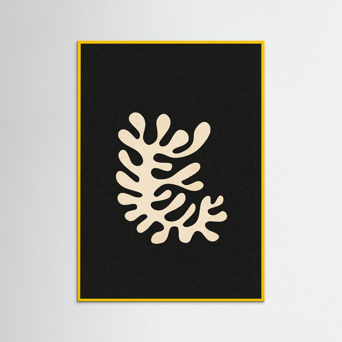 Yellow Wood Organic Silhouette