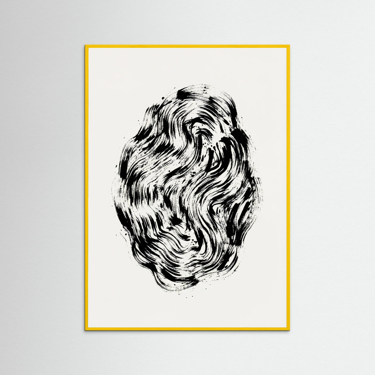 Yellow Wood Organic Strokes