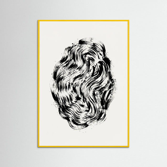 Yellow Wood Organic Strokes