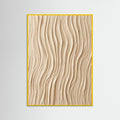 Yellow Wood Organic Waves
