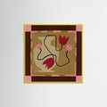 Yellow Wood Out of Vase Blooms 4 Poster