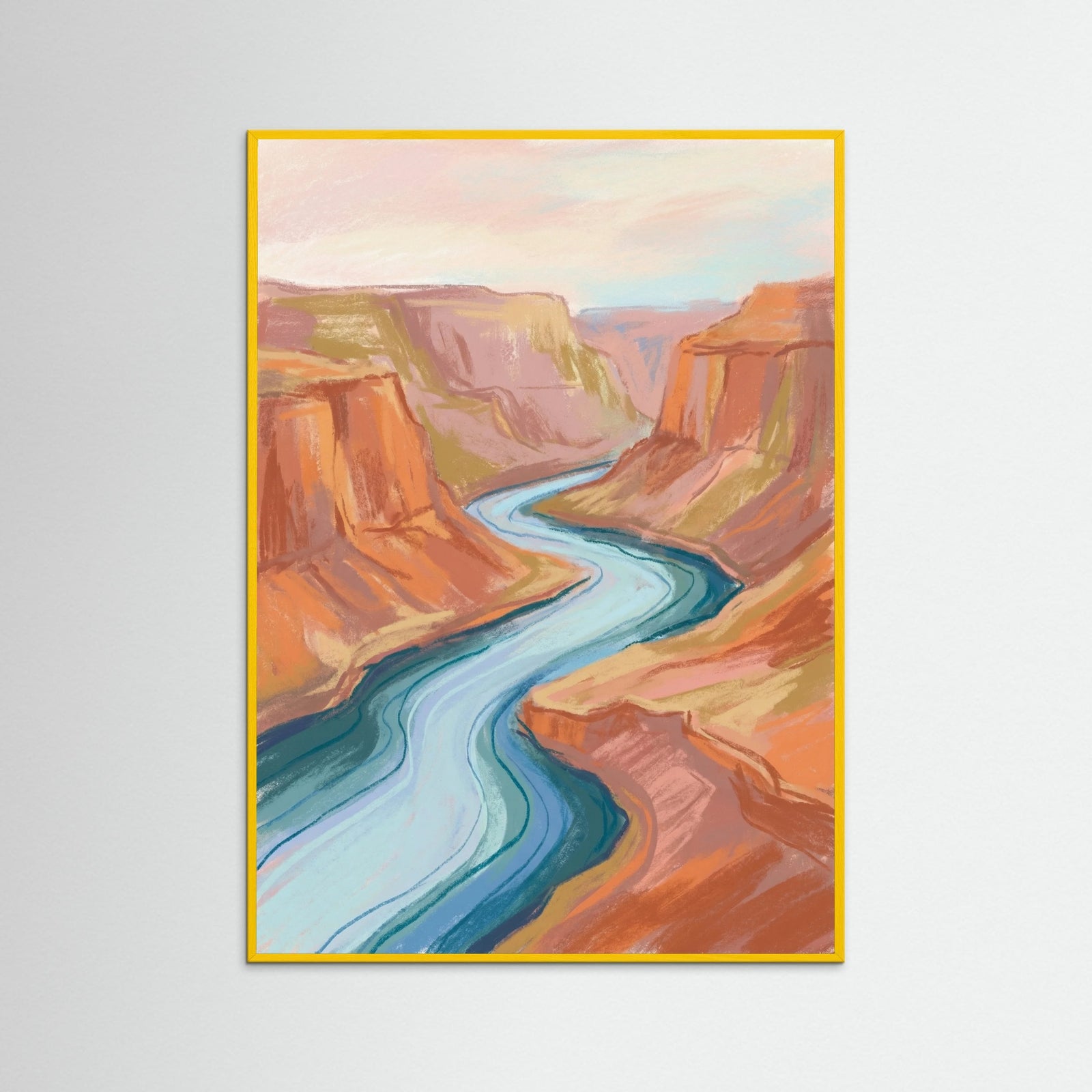 Yellow Wood Painted Peaks